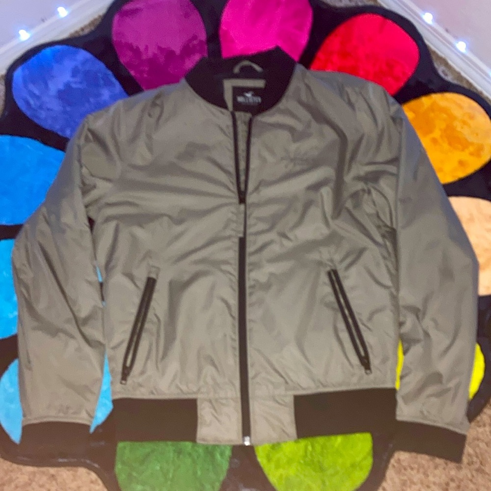 Green holister jacket